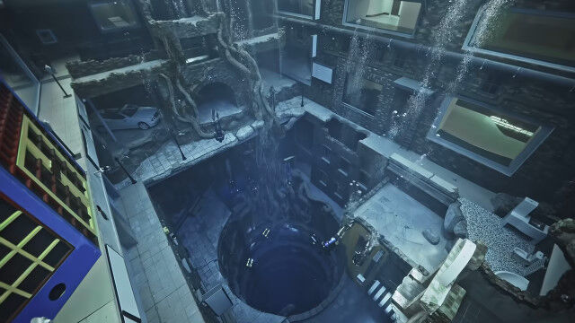 水没した廃墟都市でのダイビング気分を楽しめる、世界で最も深いプール、ディープダイブ・ドバイ