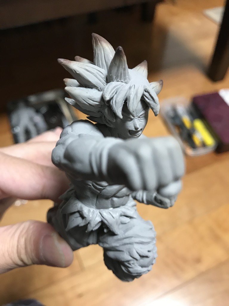 フィギュア製作に挑戦 仲間傷つける奴は許さねぇぞぉぉっ 身勝手の極意 孫悟空編 もう 飾るスペースがございません