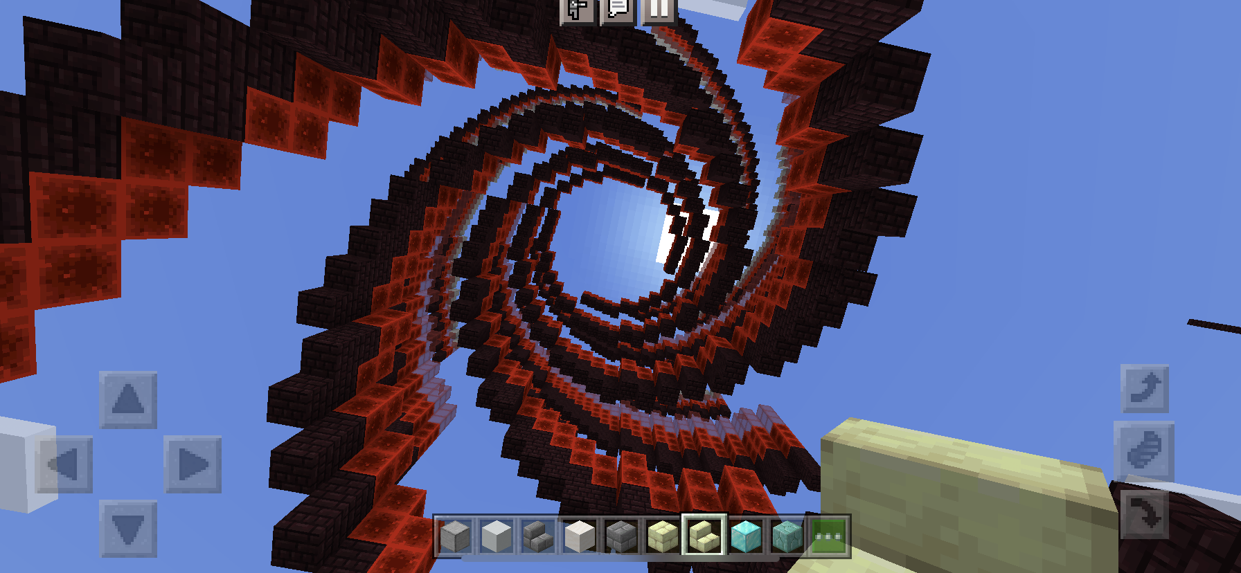 マイクラpe 城建築練習 その10 小魔法陣と3重螺旋設置 わたしのオンラインメモ帳 マイクラpe 城建築練習 その10 小魔法陣と3重螺旋設置 わたしのオンラインメモ帳