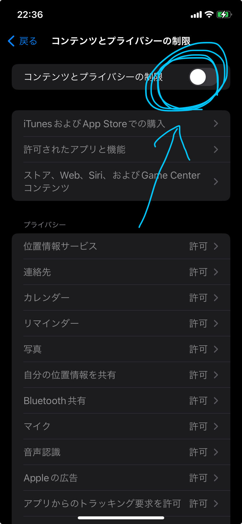 iphone「アプリ内課金アイテムの購入は許可されていません。」の解決方法 : わたしのオンラインメモ帳