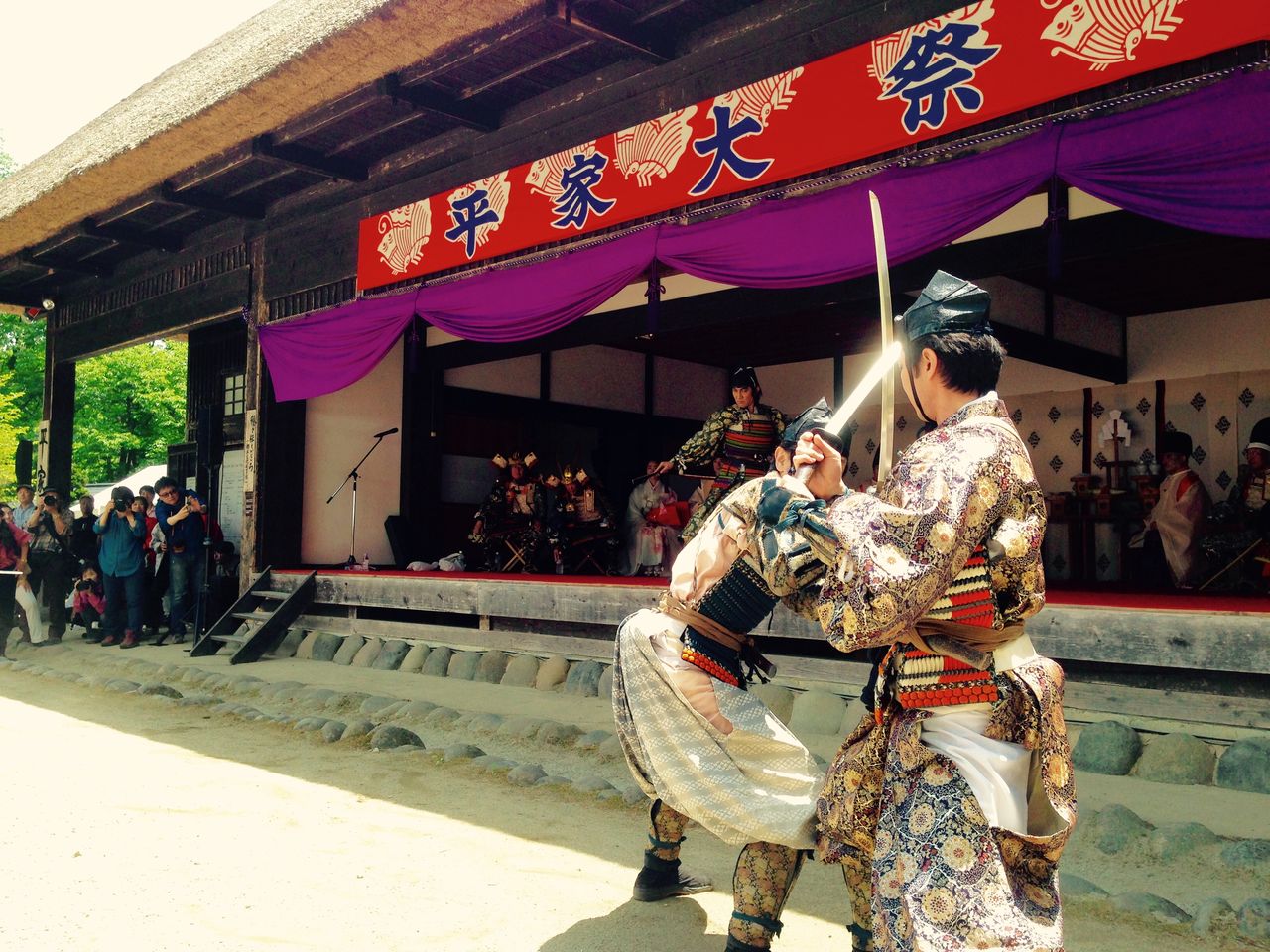 平家大祭 本祭 箏 十七絃 演奏者 Maki Isogai