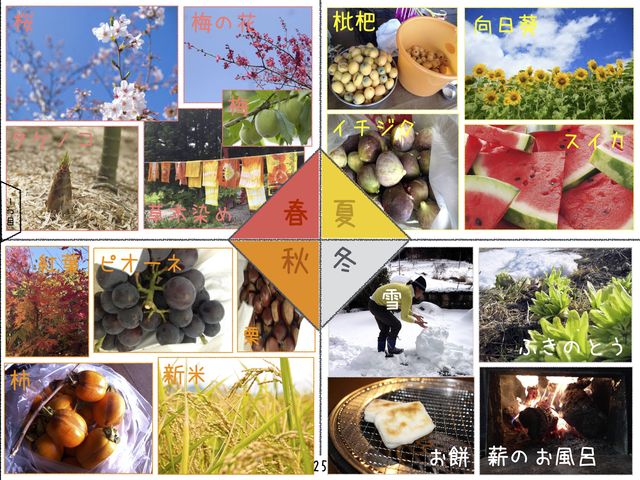 四季を感じ、旬を味わえる