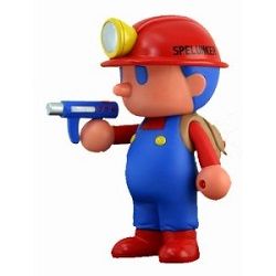 オールドゲームヒーローズ スペランカー ソフビ完成品