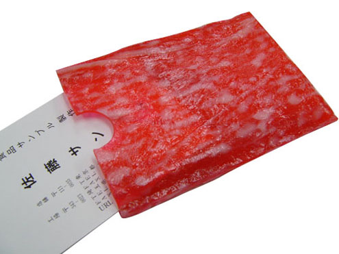ビーフジャーキー名刺フォルダ_beefbusinsscard