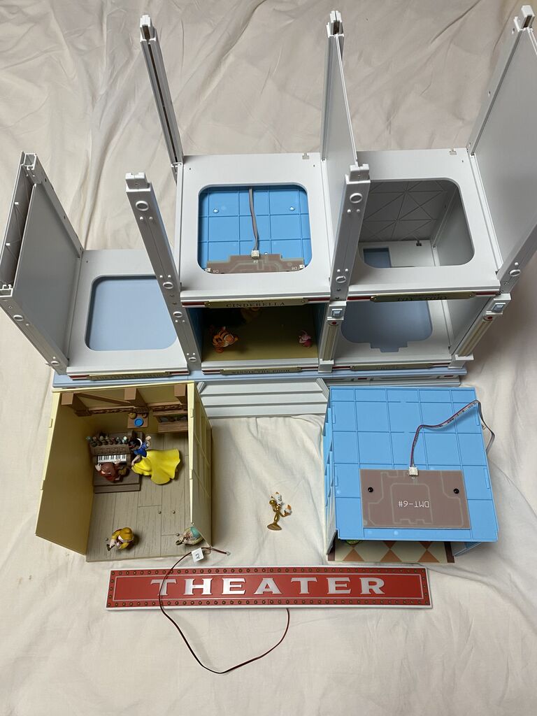 未使用　アシェット　ディズニーマジカルミュージックシアター５０〜５７号 週刊 ディズニー マジカルミュージックシアターを作る 組立動画