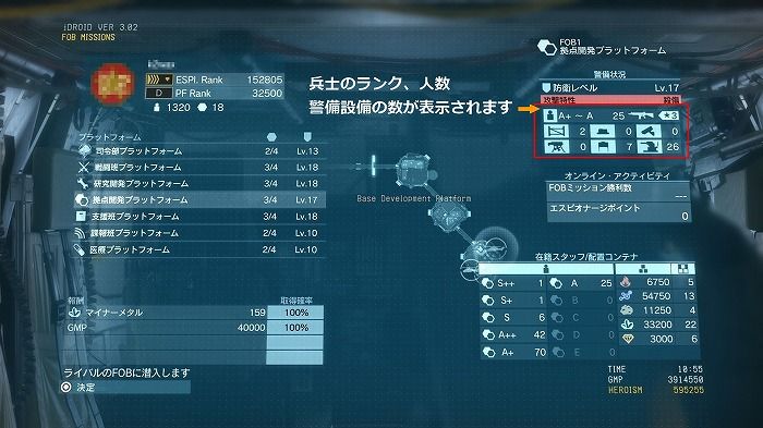 メタルギアソリッド5 Tpp 薫陶 制圧 潜入 Fobのお役立ち情報も トロフィー攻略 こつこつトロフィーコンプ