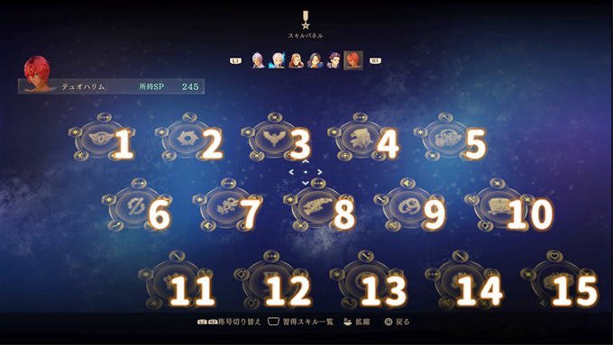 テイルズオブアライズ 称号 スキルパネルの解放条件まとめ スキルに関するトロフィー こつこつトロフィーコンプ