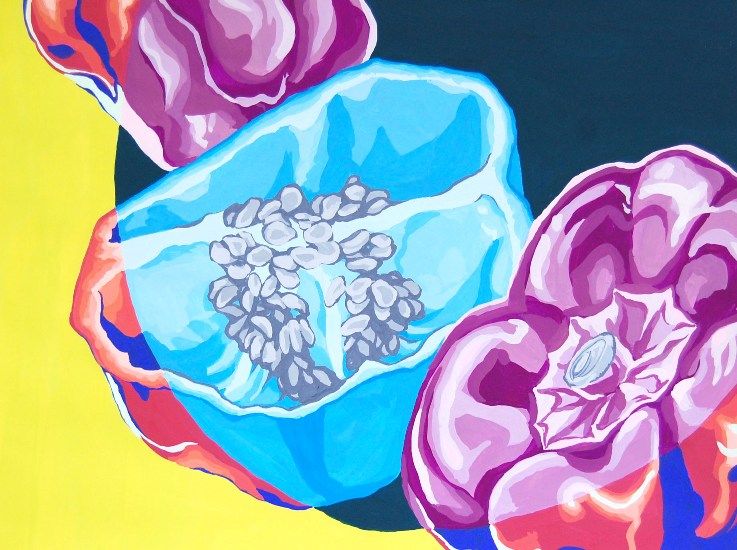 ピーマンママ様絵画３点 ピーマンママ様絵画3点 ピーマンママ様絵画3点