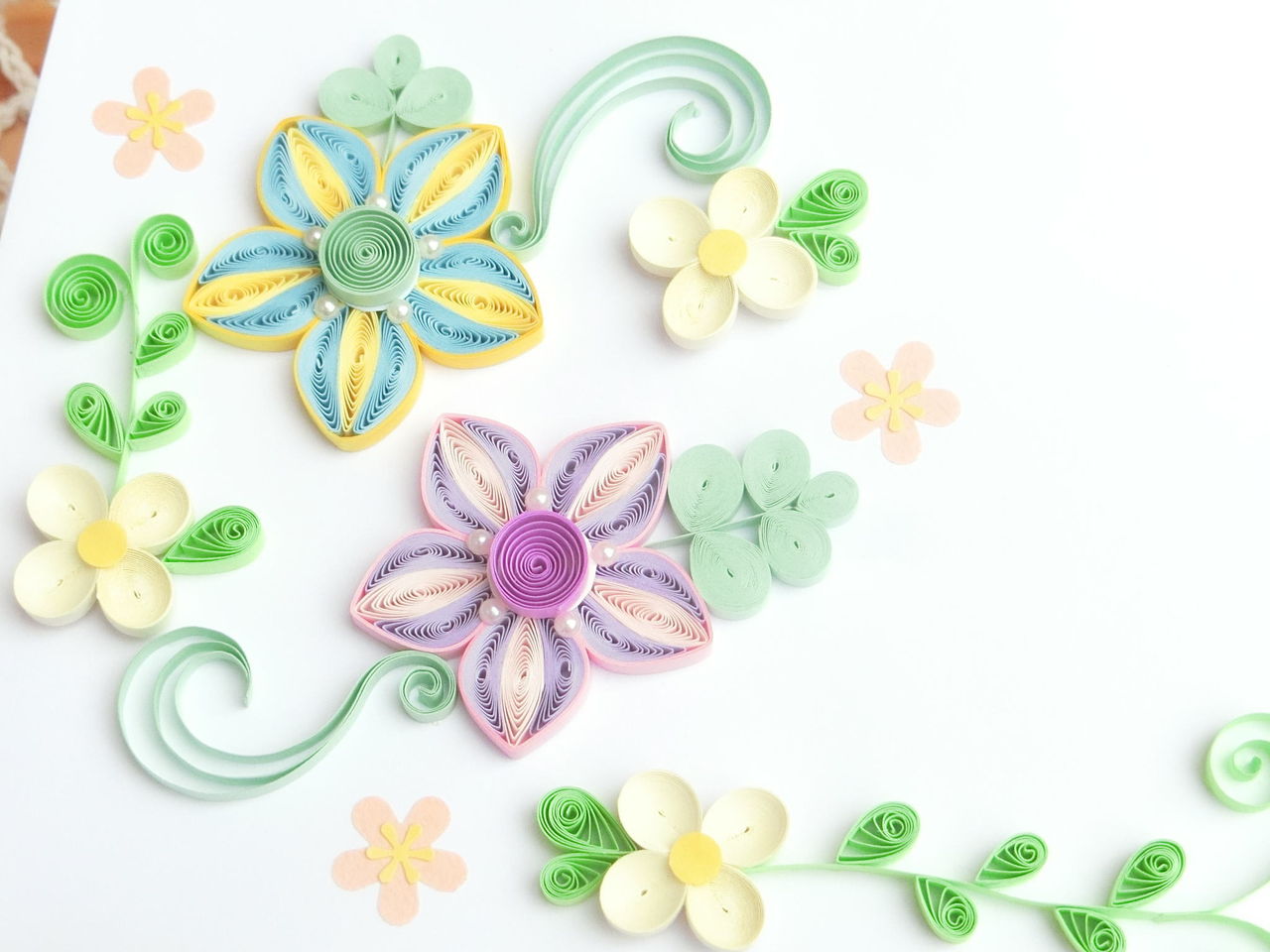 クイリング/ラプンツェル風/御祝儀袋/ウエディング／ハンドメイド