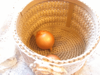 麻ひもで根菜保存かご つくろう 工房あ る製作日記