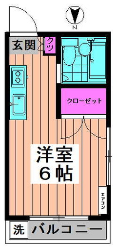 ムーンハイツ　302　間取り