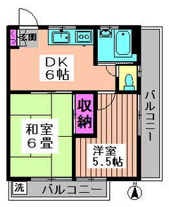 シャトー吉田　201　間取り