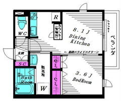 カーサセレーナ 301 間取り