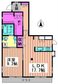 南保邸 1F 間取り