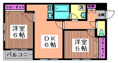 メゾンドゥ住田 301 間取り