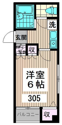 キャスル高円寺南 305号室