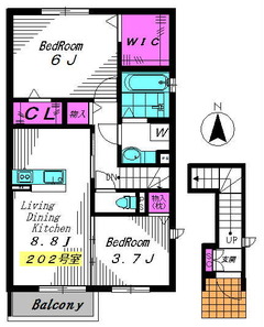 大和マンション 202 間取り