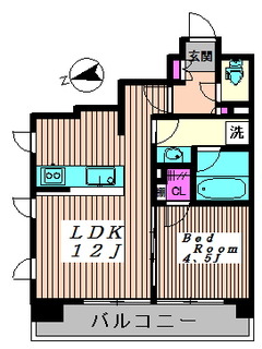 ウェリス六本木 601 間取り