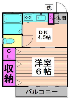 AP上田 203 間取り