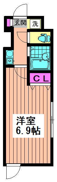 ディアコート高円寺A 205 間取り