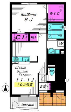 １０２　間取り