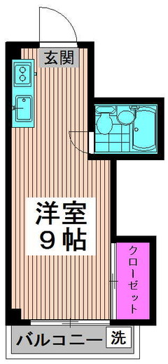 ハイムハラシマ　302　間取り