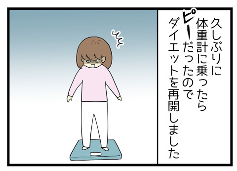 ちょっと油断していたら体重が増えていたのでダイエットを再開しました