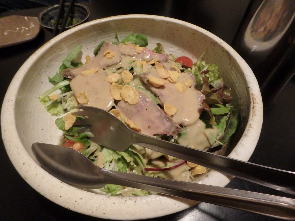 近江牛のサラダ