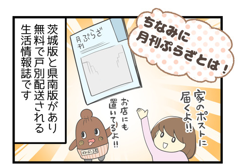 月刊ぷらざとは!茨城版と県南版とある無料で戸別配送される生活情報誌です