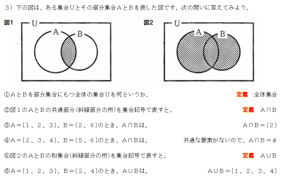 Φ 空 集合