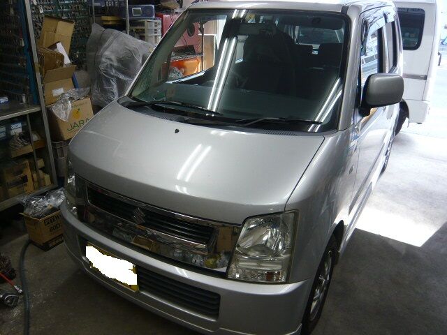 スズキ MH21S ワゴンR ウインカーミラー取り付け : 横浜・南区