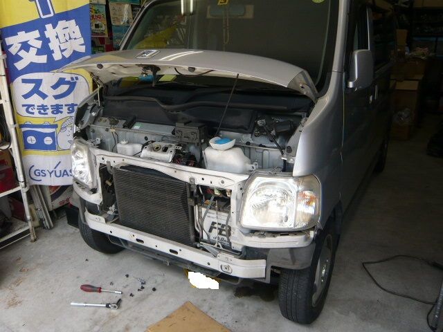 ホンダ バモス エアコン点検 横浜 南区 港南バッテリー商会のお仕事ブログ