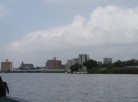 土浦 桜川の橋 熱血 幸運児