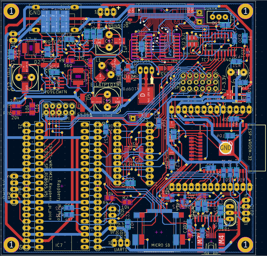 JLCPCB 3ドル基板が届く(4) LTA042B010F液晶用 : 趣味の製作メモ帳