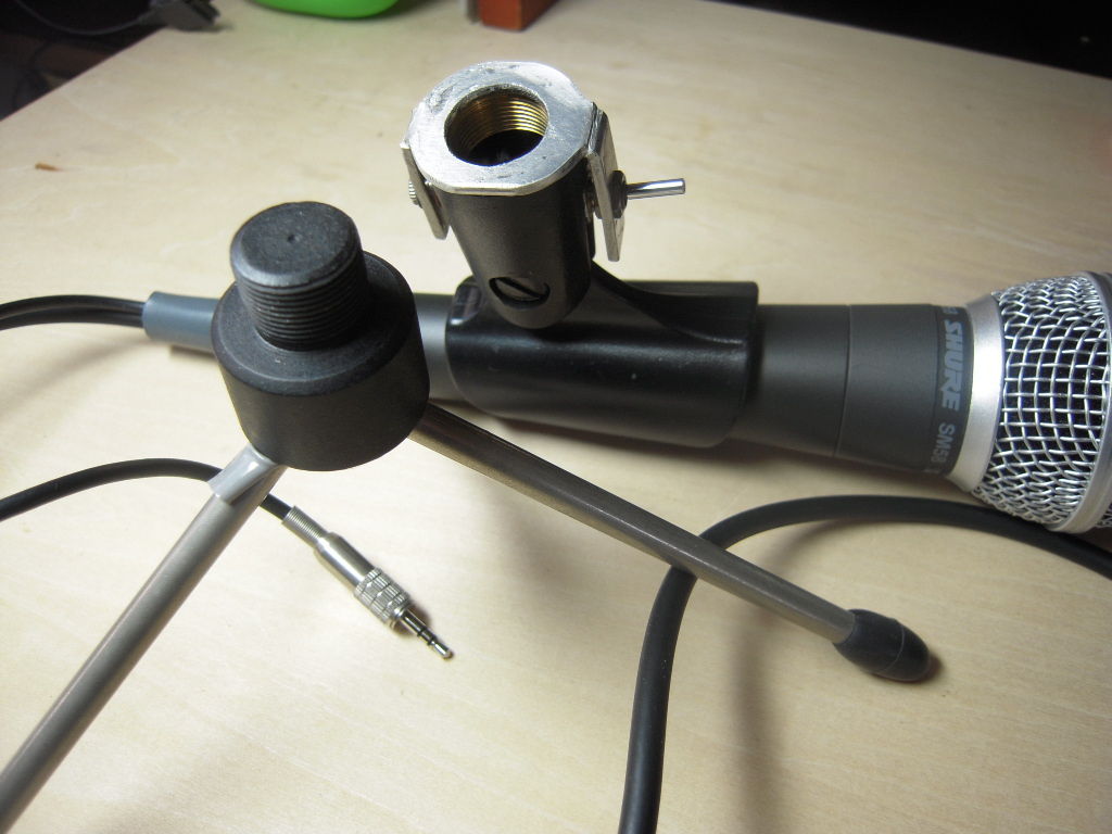 Shure Sm58のマイクスタンドとスタンバイスイッチ アマチュア無線の機器とアンテナの製作 Ja1viy