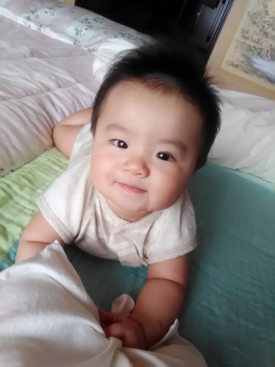 赤ちゃんが生後7カ月になりました 岐阜県関市の溝徳寺 浄土真宗本願寺派 お西