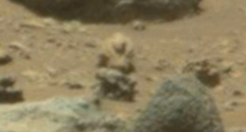 古代火星人兵士像