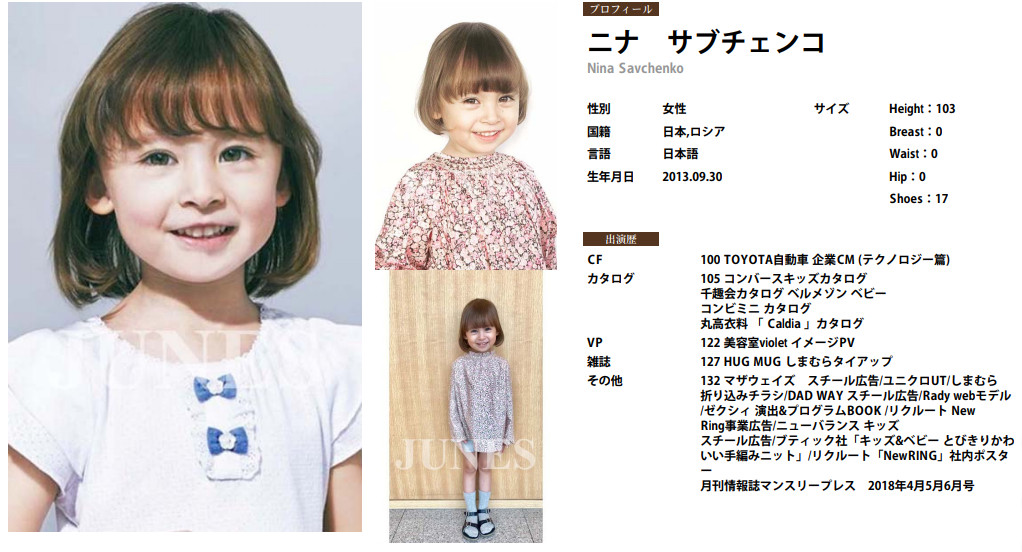 ウイルテクト Cm ニナ サブチェンコちゃん 7才 小学1年生 日本とロシアのハーフ美少女 Aica工業 アイカ 抗ウイルス建材 動画あり 21年1月 子役タレント応援ブログ