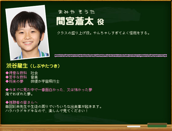 12年10月 子役タレント応援ブログ