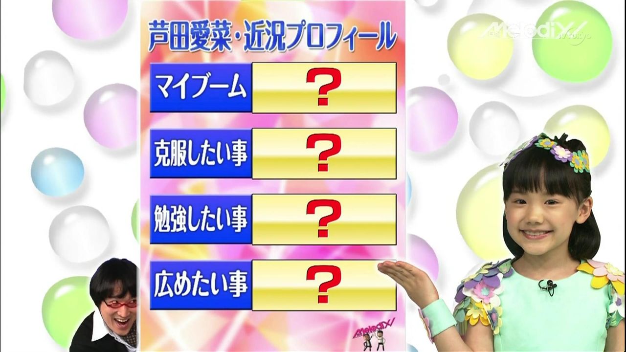 動画 芦田愛菜あしだまなちゃん 月刊melodix メロディックス出演 バックダンサー ピアピアpiapiaメンバー紹介 動画 子役タレント応援ブログ