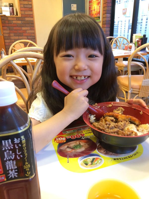 CMすき家「うな牛2016 家族」編 川北のんちゃん 清原碧羽くん CM「福井テレビ ジョブチャンネル」 川北のん