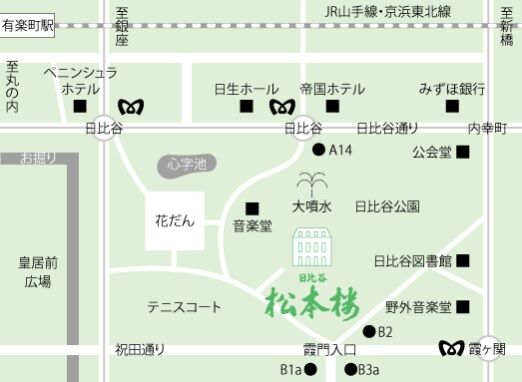 松本楼地図