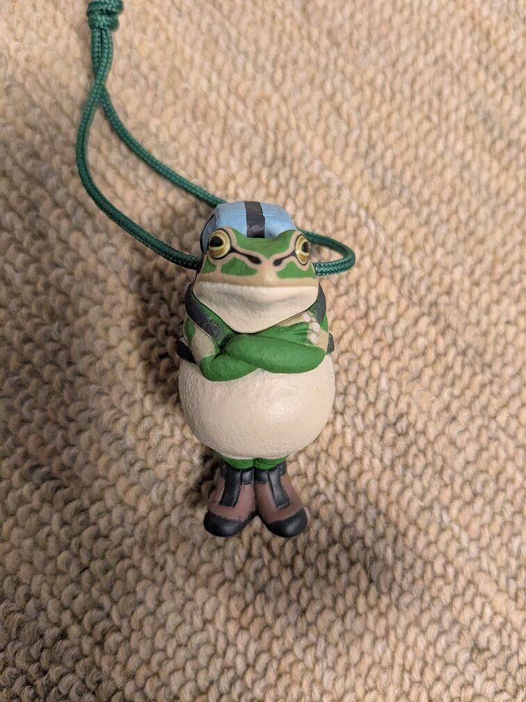 【カルデラ】 カエルの森工房 無事カエルストラップ アースカラー ガチャガチャ 新商品 カエルの森工房 無事かえるストラップ