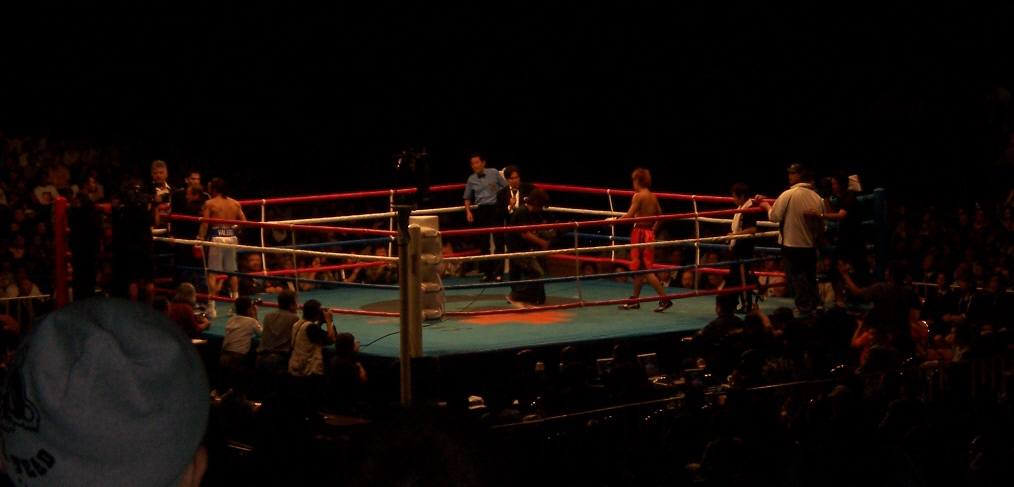 2005年9月25日（日） 横浜アリーナでボクシング世界戦観戦