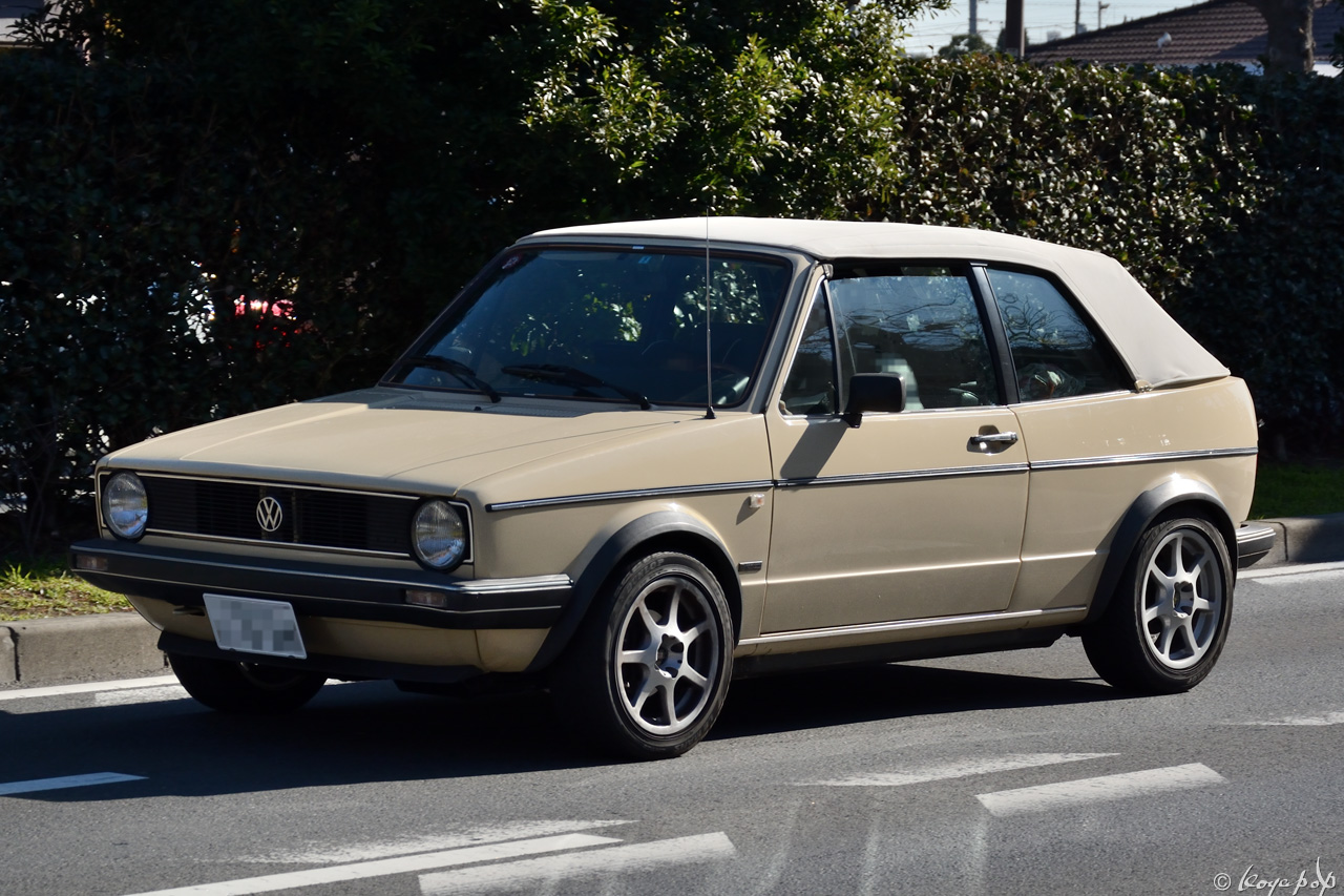 Volkswagen Golf Cabriolet 1979- 1979年に登場したフォルクスワーゲン