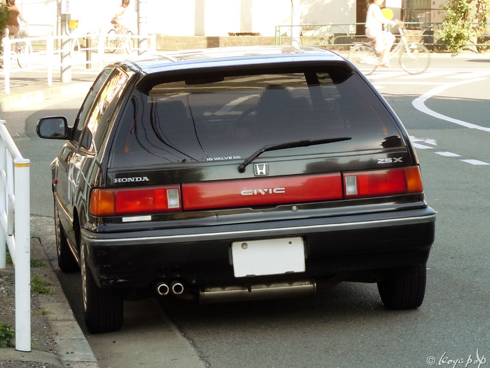 Honda Civic 1987- 一回り大きくなった4代目のホンダ シビック : ☆ BEAUTIFUL CARS OF THE ’60s +1