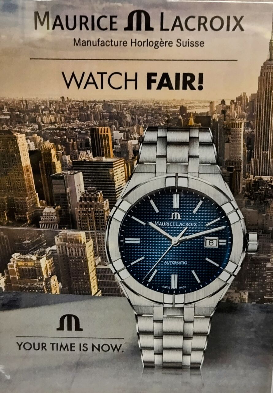 未使用　モーリス・ラクロア　　バルセロナ 定価20万超極美品モーリスラクロアバルセロナコラボレア 定価20万超