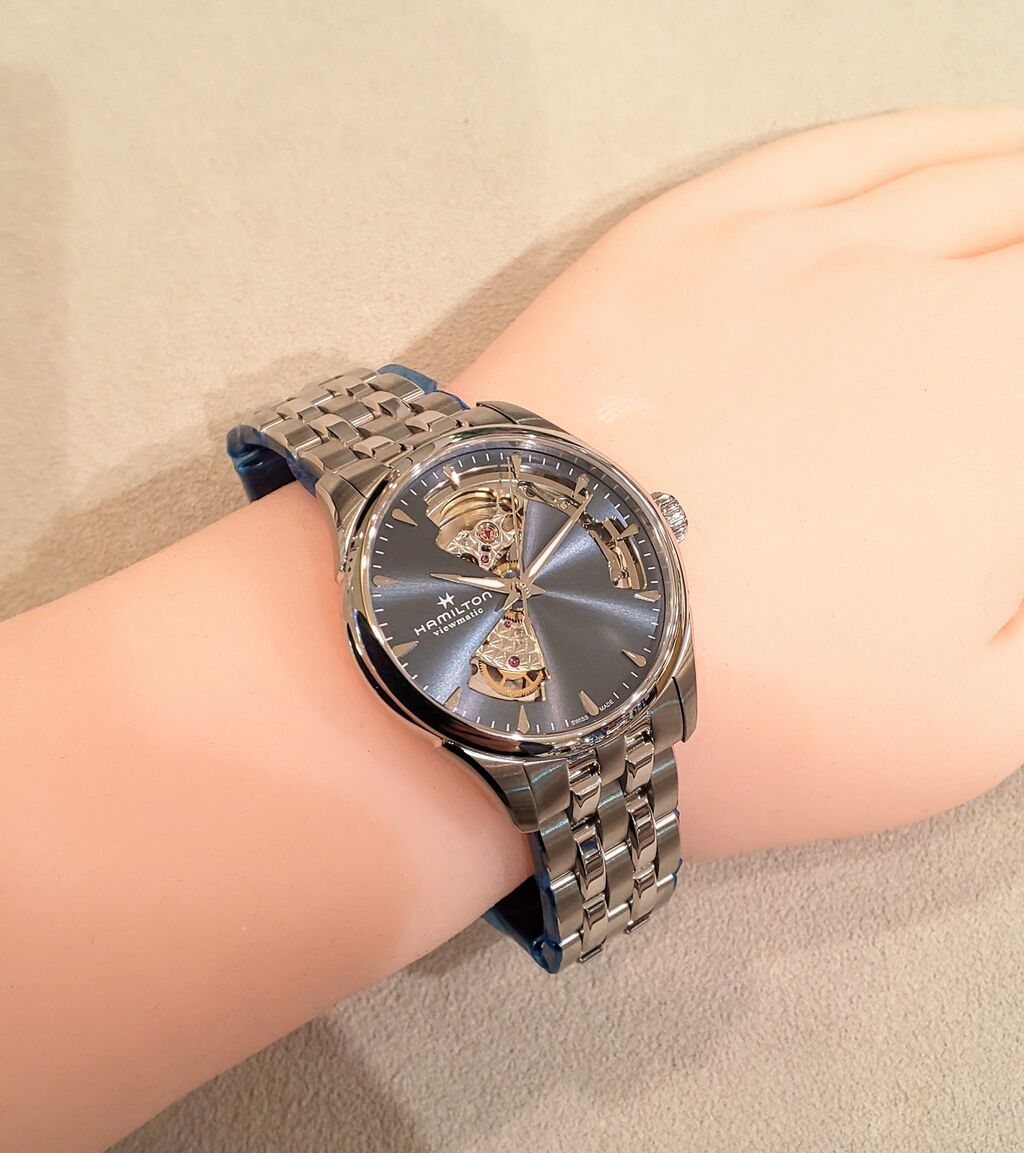 ハミルトン オープンハート 36MM アイスブルー : 1950年創業 ハミルトン オープンハート 36MM アイスブルー : 1950年創業