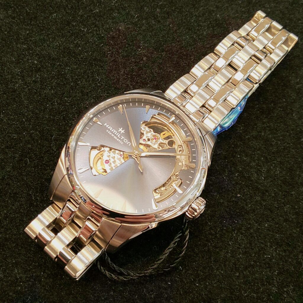 ハミルトン オープンハート 36MM アイスブルー : 1950年創業 ハミルトン オープンハート 36MM アイスブルー : 1950年創業