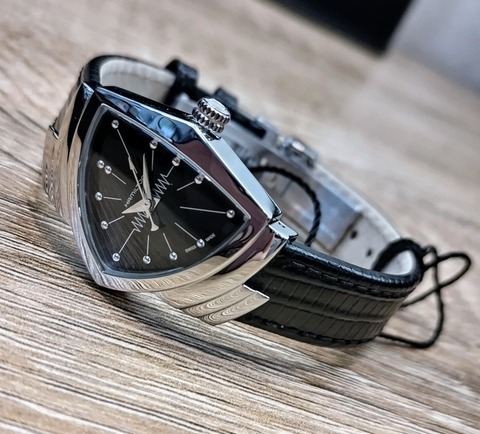 ハミルトン ローナ 美品 本革 上品 レディース腕時計 整備済 c3c22d03-s.jpg